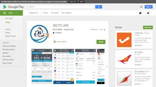 
                            9. IRCTC AIR – Apps on Google Play