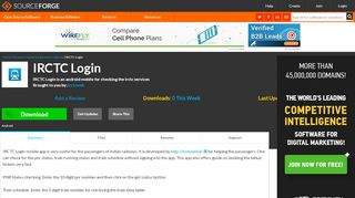 
                            3. IRCTC Login download | SourceForge.net