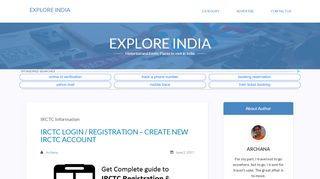 
                            5. IRCTC Login | IRCTC Registration | Create New IRCTC ...