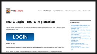 
                            6. IRCTC Login - IRCTC Registration - pnrstatus.org