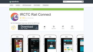 
                            9. IRCTC Rail Connect App - Download - Appdodo.com