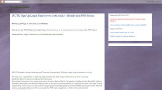 
                            8. IRCTC Sign Up Login Page (www.irctc.co.in) - …