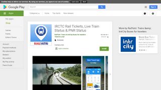 
                            8. IRCTC Tickets, Train Status & PNR Rail enquiry - Apps on ...