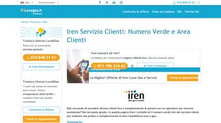 
                            7. Iren Servizio Clienti: Numero Verde e Area Clienti