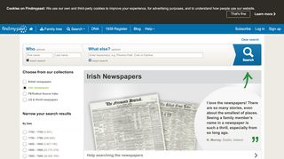 
                            5. Irish Newspapers | findmypast.ie