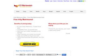 
                            3. Iritty Matrimony Sites – Free Iritty Matrimonials India