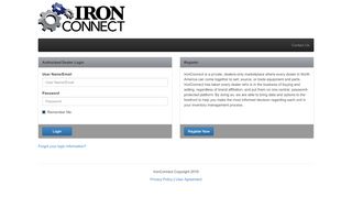 
                            2. IronConnect Dealer Portal - Sign In