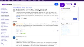 
                            9. Is aimini.net not working for anyone else? | Yahoo …