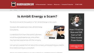 
                            6. Is Ambit Energy a Scam? - I Wish I Knew this Beforehand!