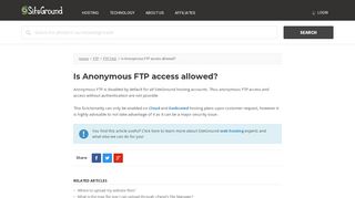 
                            5. Is Anonymous FTP access allowed?