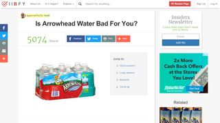 
                            7. Is Arrowhead Water Bad For You? - Here Is Your Answer.