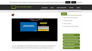 
                            3. Is Millionaire Bizpro A Scam - Proof! - Extra Paycheck Online