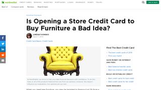 
                            6. Is Opening a Store Credit Card to Buy Furniture a Bad Idea ...