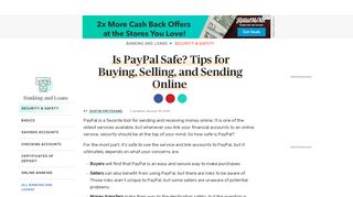 
                            6. Is PayPal Safe? Tips for Buying, Selling, and Sending Online