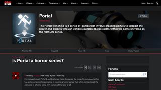 
                            1. Is Portal a horror series? - Portal - Giant Bomb