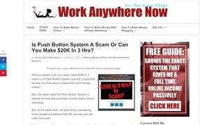 
                            4. Is Push Button System A Scam Or Can You Make $20K In 3 Hrs?