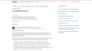 
                            3. Is Pushbullet secure? - Quora