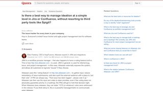 
                            4. Is there a best way to manage ideation at a simple level in Jira ...