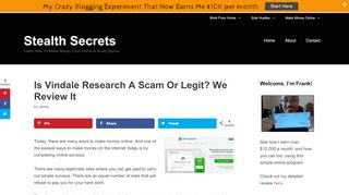 
                            8. Is Vindale Research A Scam Or Legit? We Review It | …