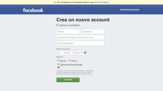 
                            5. Iscriviti a Facebook | Facebook
