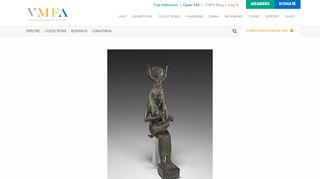 
                            9. Isis and Horus (Primary Title) - (55.32.1) - Virginia Museum of Fine Arts |