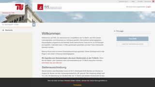 
                            1. isis.tu-berlin.de - Information System for Instructors …