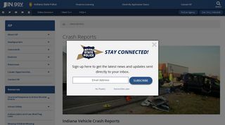 
                            4. ISP: Crash Reports - IN.gov