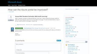 
                            7. Issues With Sandbox Activation (Microsoft Learning) – Customer ...