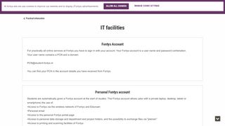 
                            3. IT facilities - Fontys University