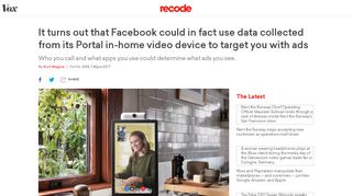 
                            3. It turns out that Facebook could in fact use data collected from ...
