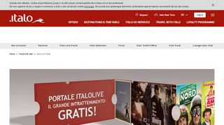 
                            4. Italolive Portal: enjoy our high speed entertainment on board ...
