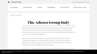 
                            5. Italy - The Adecco Group