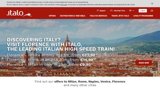 
                            3. Italy train tickets, high speed train italy - Italo Treno