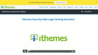 
                            4. iThemes Security Hide Login Setting Overview | iThemes