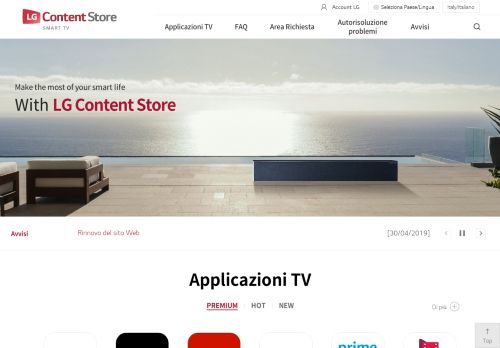 
                            7. it.lgappstv.com - LG CONTENT STORE