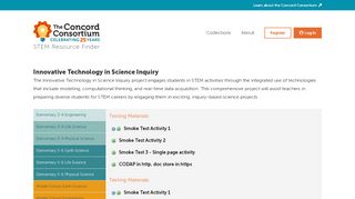 
                            1. ITSI - STEM Resource Finder - Concord Consortium