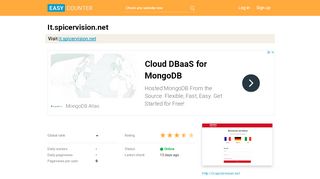 
                            8. It.spicervision.net: ADVEOvision: LOGIN - Easy Counter