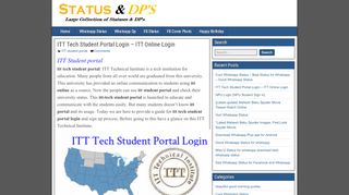 
                            1. ITT Tech Student Portal Login - ITT Online Login - Best ...