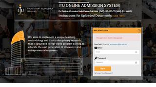 
                            5. ITU Admission Portal - ITU ONLINE ADMISSION …