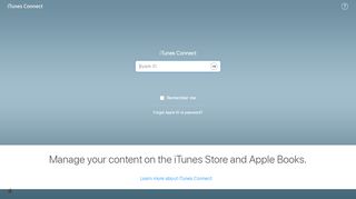 
                            1. iTunes Connect - Apple Inc.