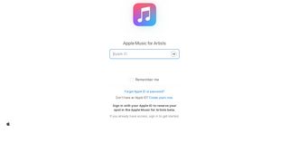 
                            1. iTunes Connect - artists.apple.com