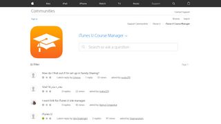 
                            7. iTunes U Course Manager - Apple Community