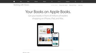 
                            6. iTunes - Working with iTunes - Sell Your Content - Sell Your Books ...