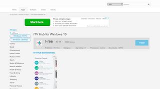 
                            11. ITV Hub for Windows 10 free download on 10 App Store