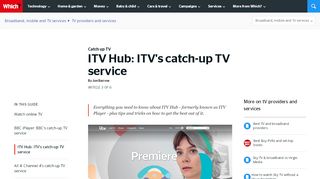 
                            5. ITV Hub: ITV's Catch-Up TV Service - Which?
