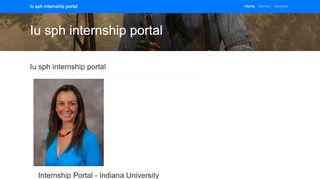 
                            6. Iu sph internship portal