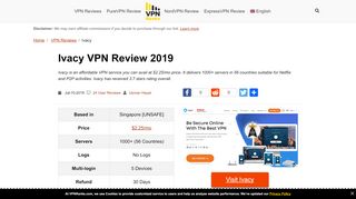 
                            8. Ivacy VPN Review 2019 – Does It Live Up to The Hype?