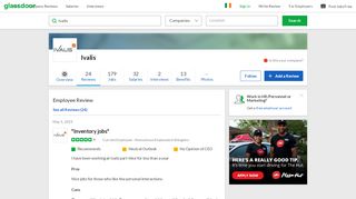 
                            6. Ivalis - Inventory jobs | Glassdoor.ie