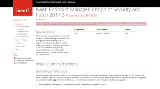 
                            7. Ivanti Endpoint Manager 2017 Readme