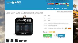 
                            2. Iveco Daily Euro 6 Adblue (SCR) Emulator - Can Bus Emulator